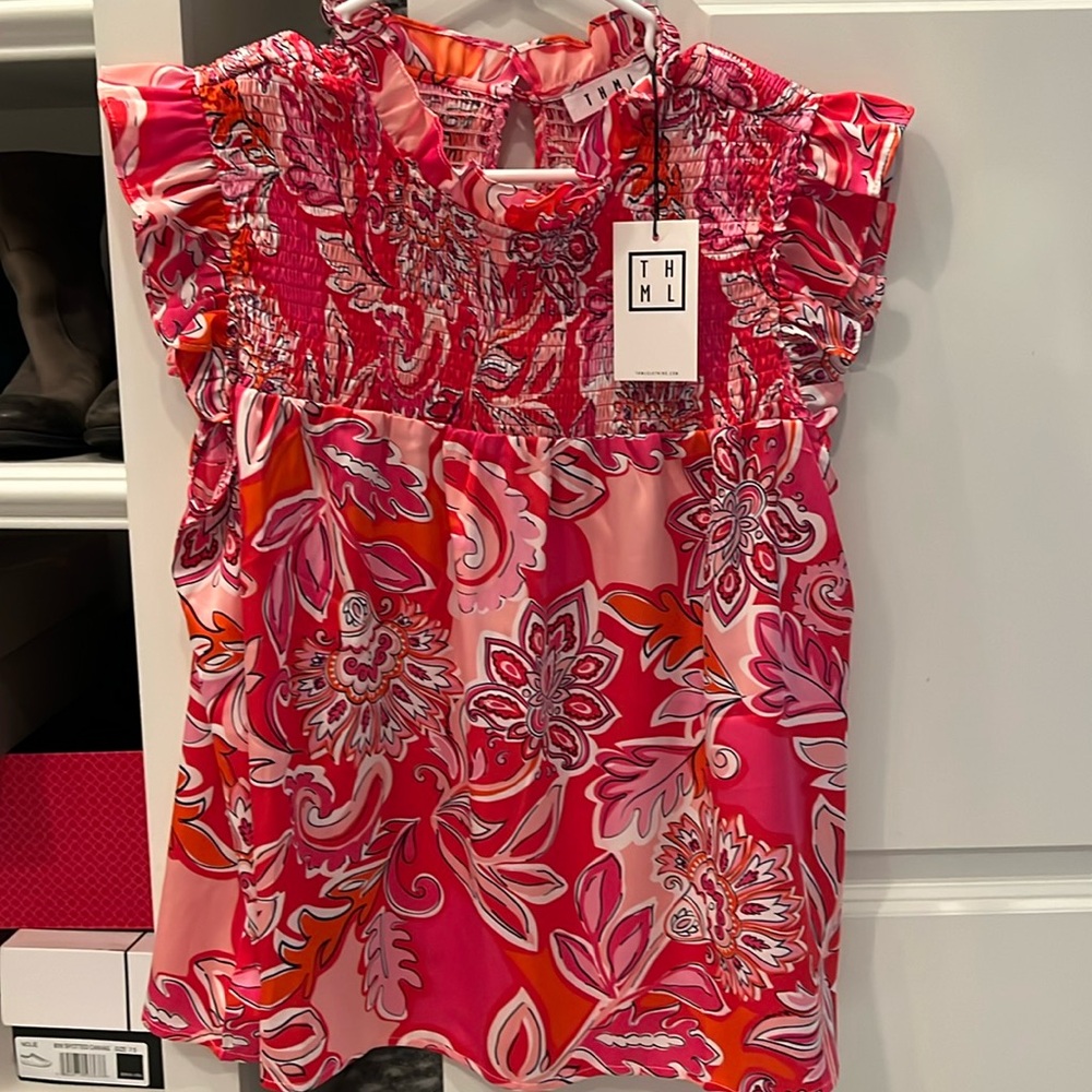 THML sleeveless blouse